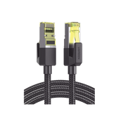 Cable Ethernet Cat7 CLASSâ… F/FTP Redondo con Malla de Nylon 5 Metros